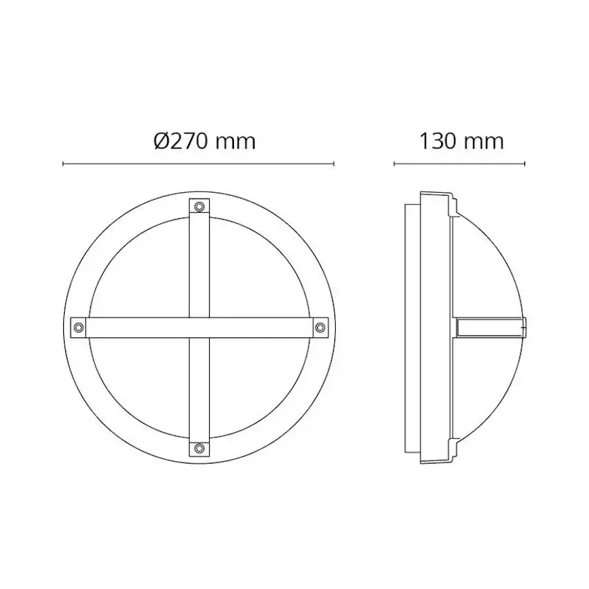 Tak/Vägglampa SG ARMATUREN Solo LED13,5W 1100Lm 3000K