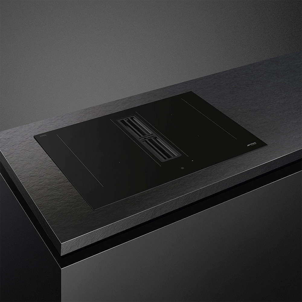 Induktionshäll Smeg HOBD472D2 med Fläkt