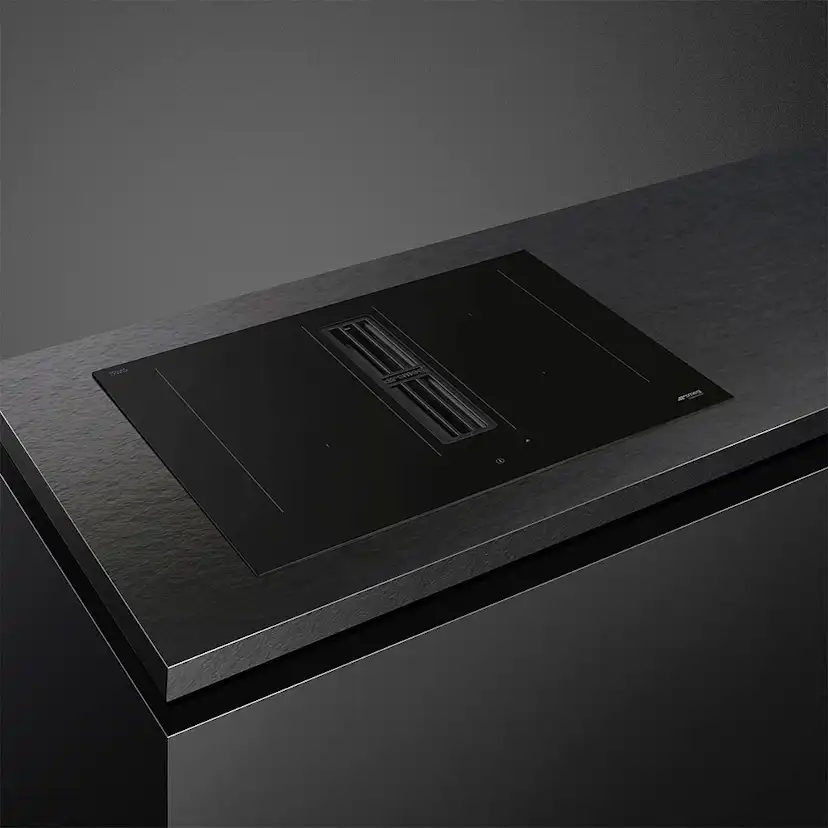 Induktionshäll Smeg HOBD472D2 med Fläkt