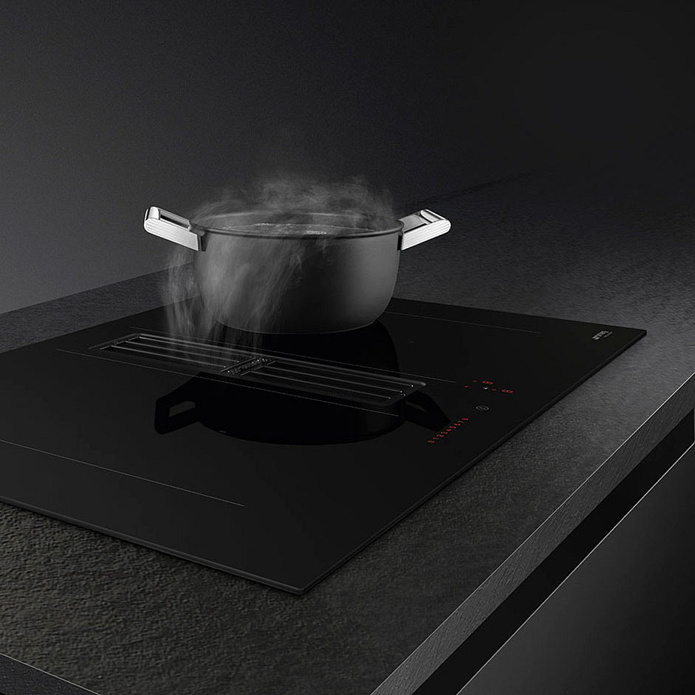 Induktionshäll Smeg HOBD472D2 med Fläkt