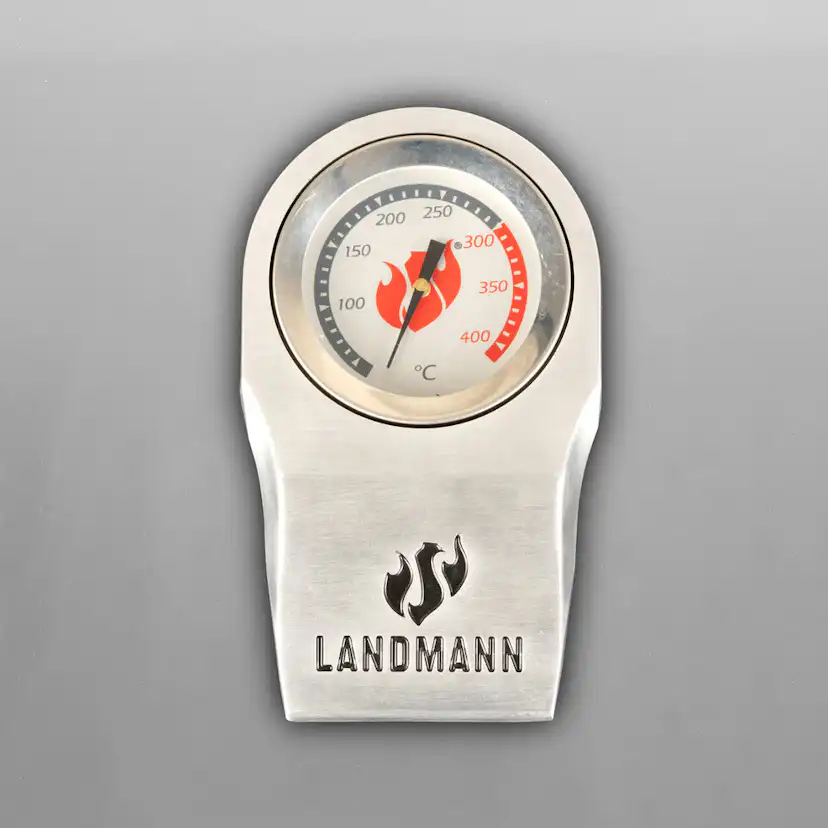 Gasolgrill Landmann Rexon Cook 4.1 2023 Rostfritt Stål Integrerad Tändare & Sidobrännare