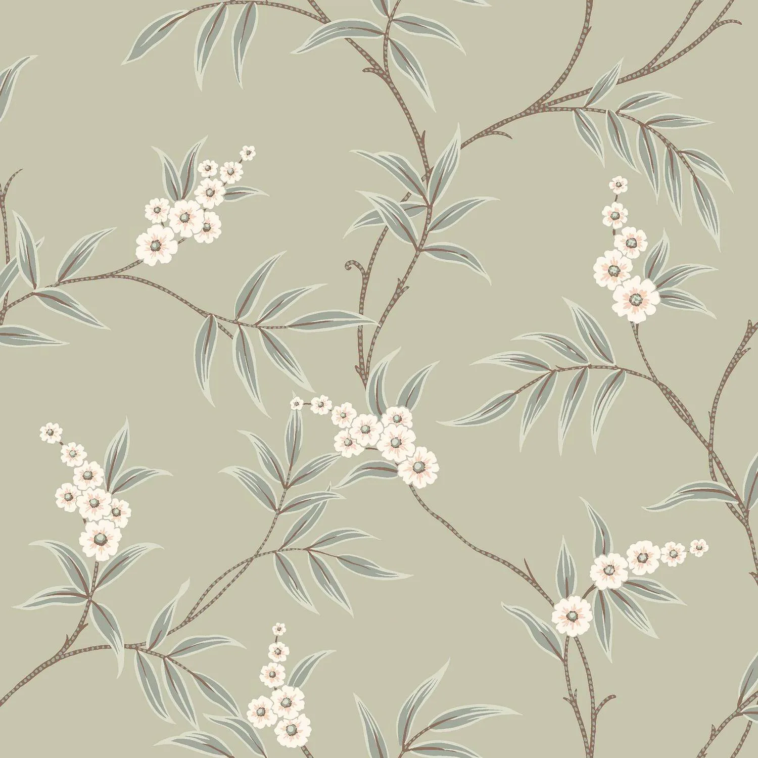 Tapet Boråstapeter Floral Tree 7763