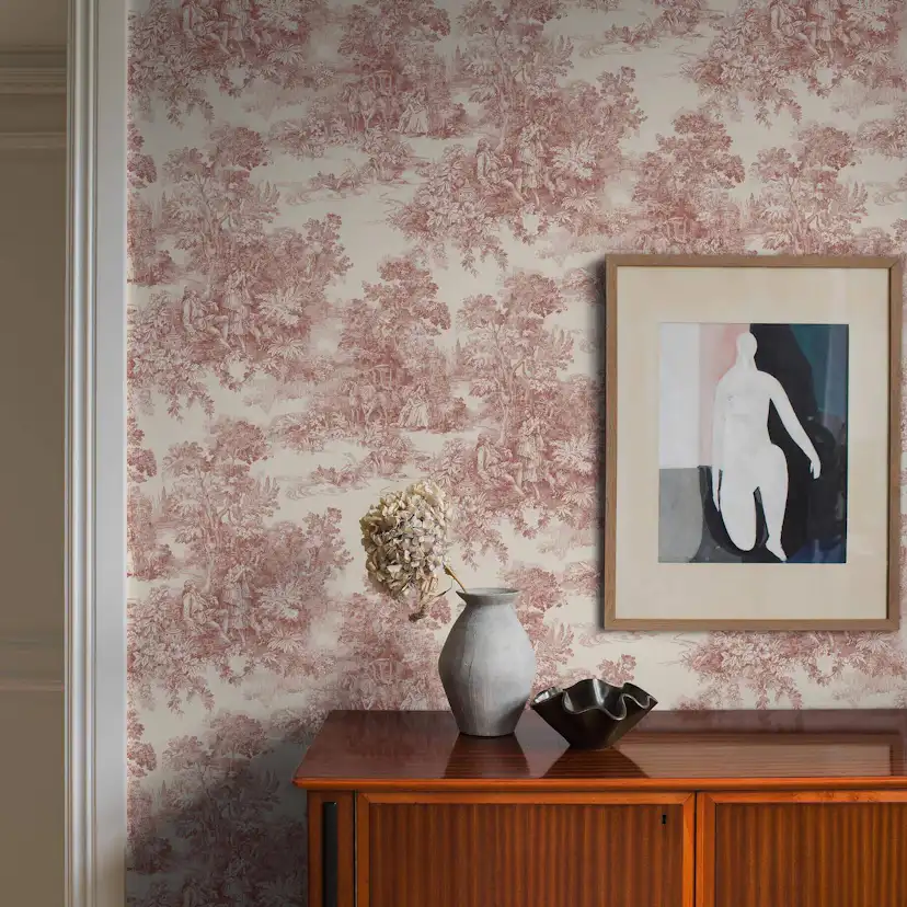 Tapet Boråstapeter Toile de Jouy 7768