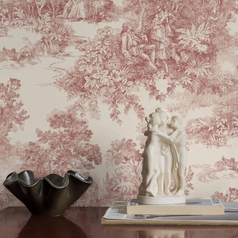 Tapet Boråstapeter Toile de Jouy 7768