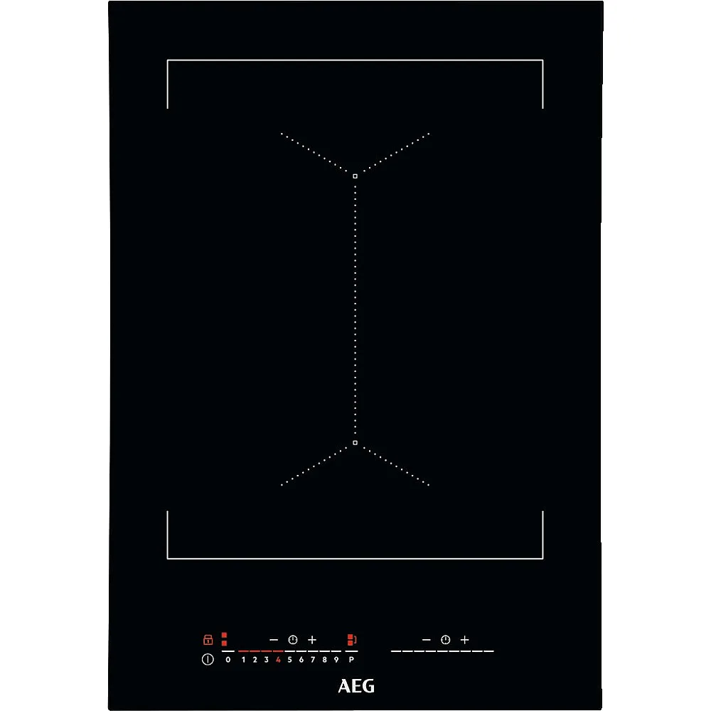 Induktionshäll AEG IKE42640KB Svart med Bridgefunktion och ActiveTouch