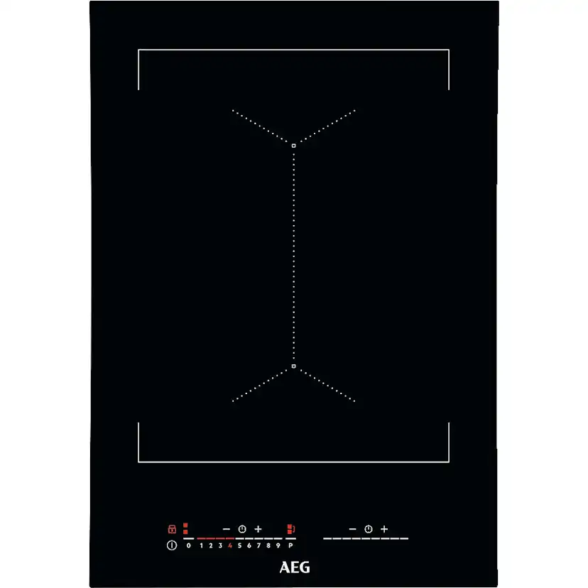 Induktionshäll AEG IKE42640KB Svart med Bridgefunktion och ActiveTouch