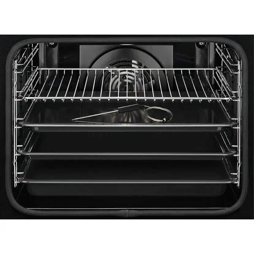 Inbyggnadsugn AEG SteamCrisp BP841K Svart med WiFi och Pyrolytisk Rengöring