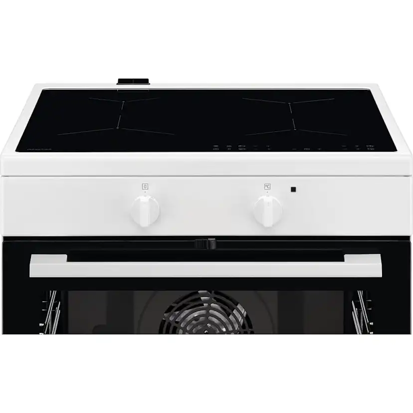 Induktionsspis Electrolux LKI64404SW med Självrengörande Ugn och Hob2Hood