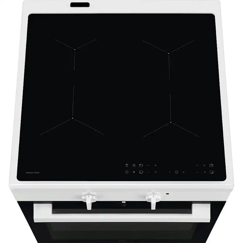 Induktionsspis Electrolux LKI64404SW med Självrengörande Ugn och Hob2Hood