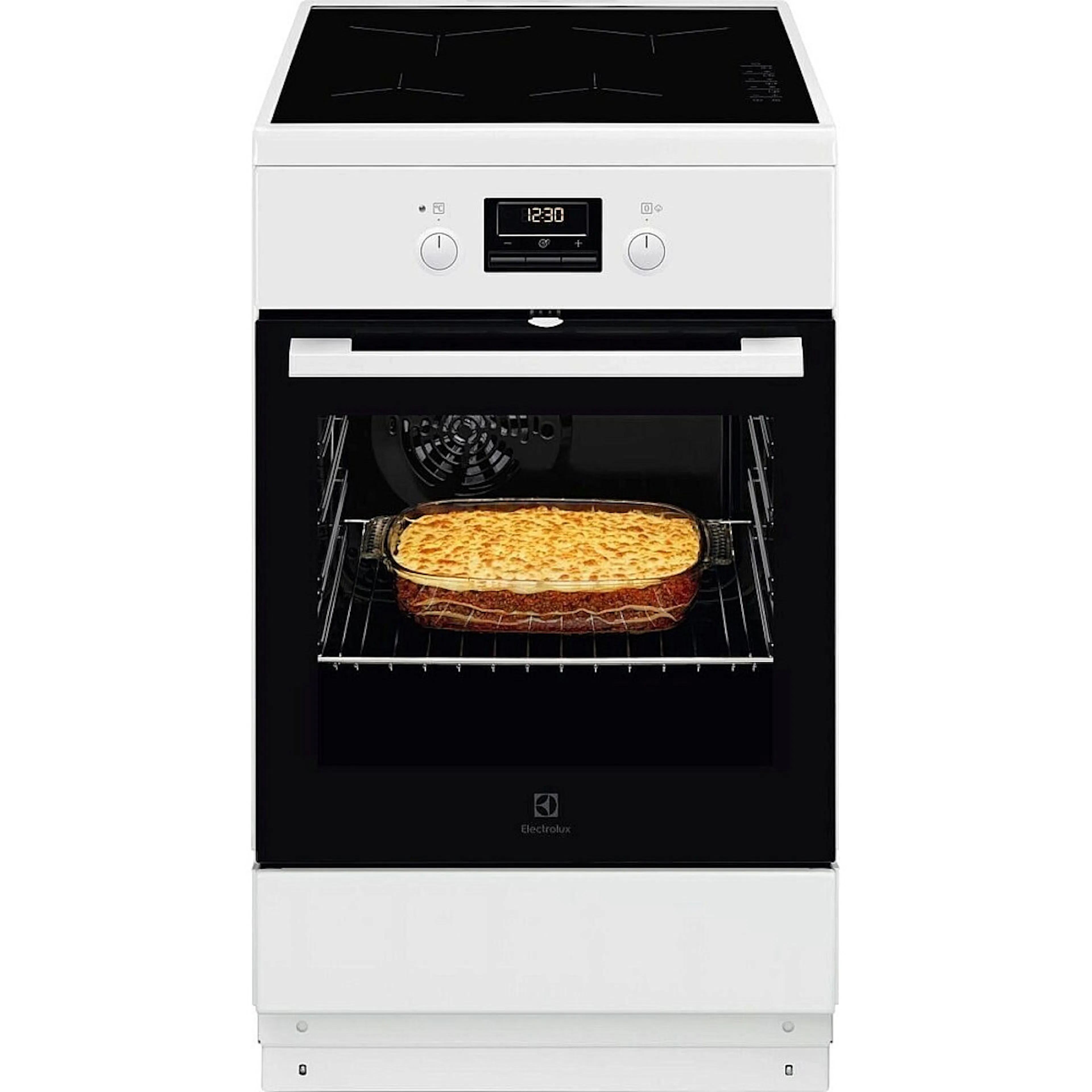 Induktionsspis Electrolux LKI561401W med SteamBake och Inbyggd Termometer - Vit