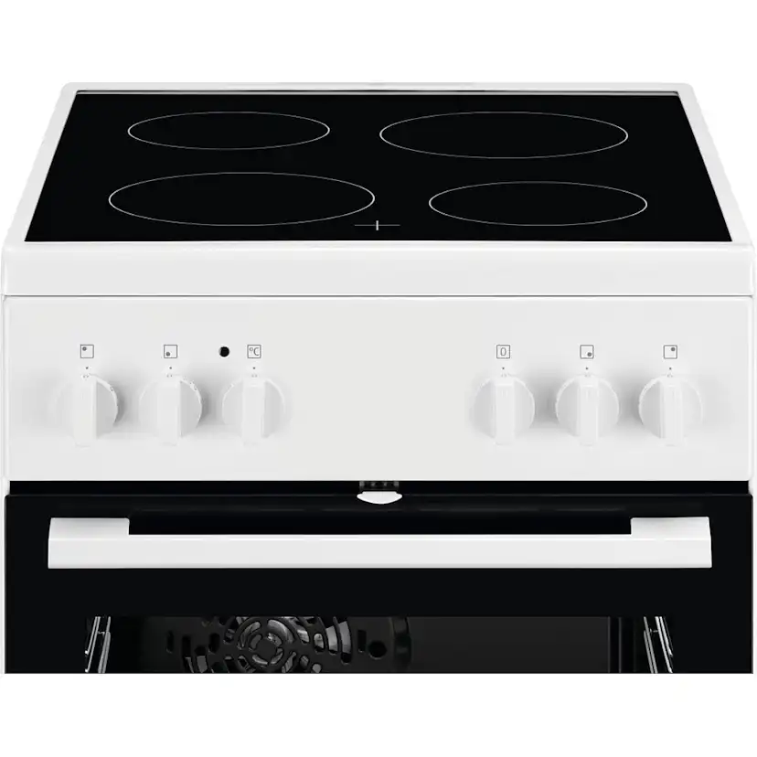 Glaskeramikspis Electrolux LKR54001NW Vit