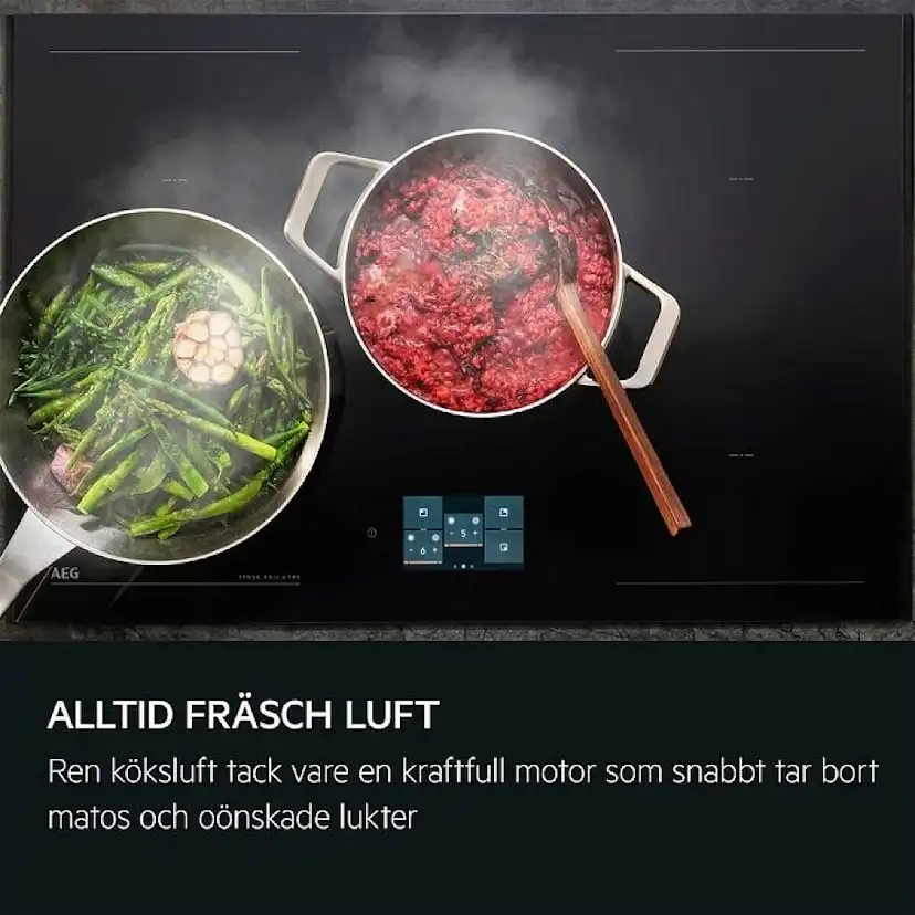 Frihängande Köksfläkt AEG DPE5650M ExtractionTech Rostfri