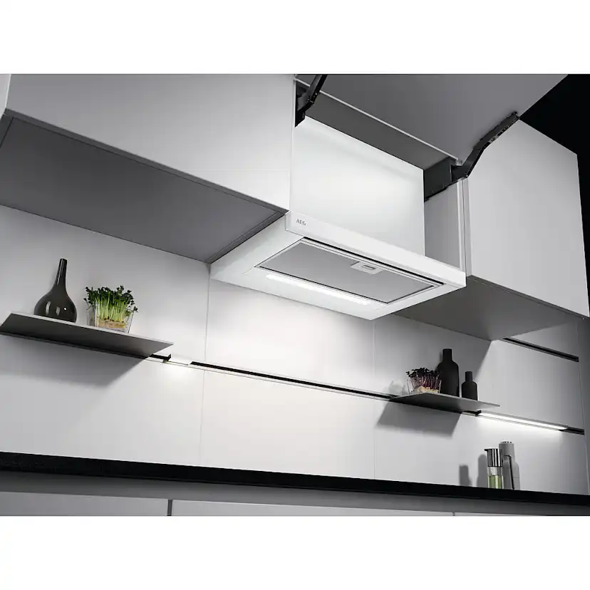 Frihängande Köksfläkt AEG DPE5650W ExtractionTech Plus Vit