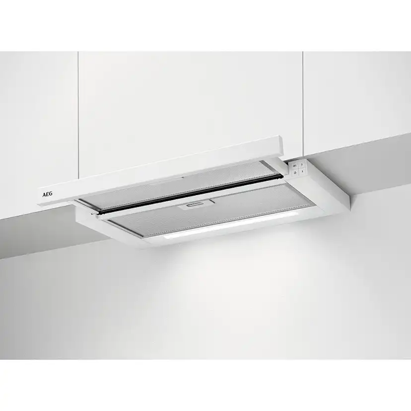 Frihängande Köksfläkt AEG DPE5650W ExtractionTech Plus Vit