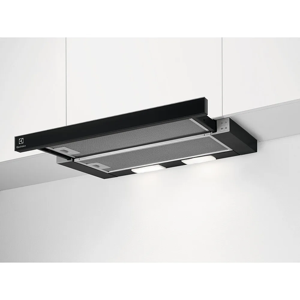 Frihängande Köksfläkt Electrolux LFP326FB Svart 60 cm med LED-belysning