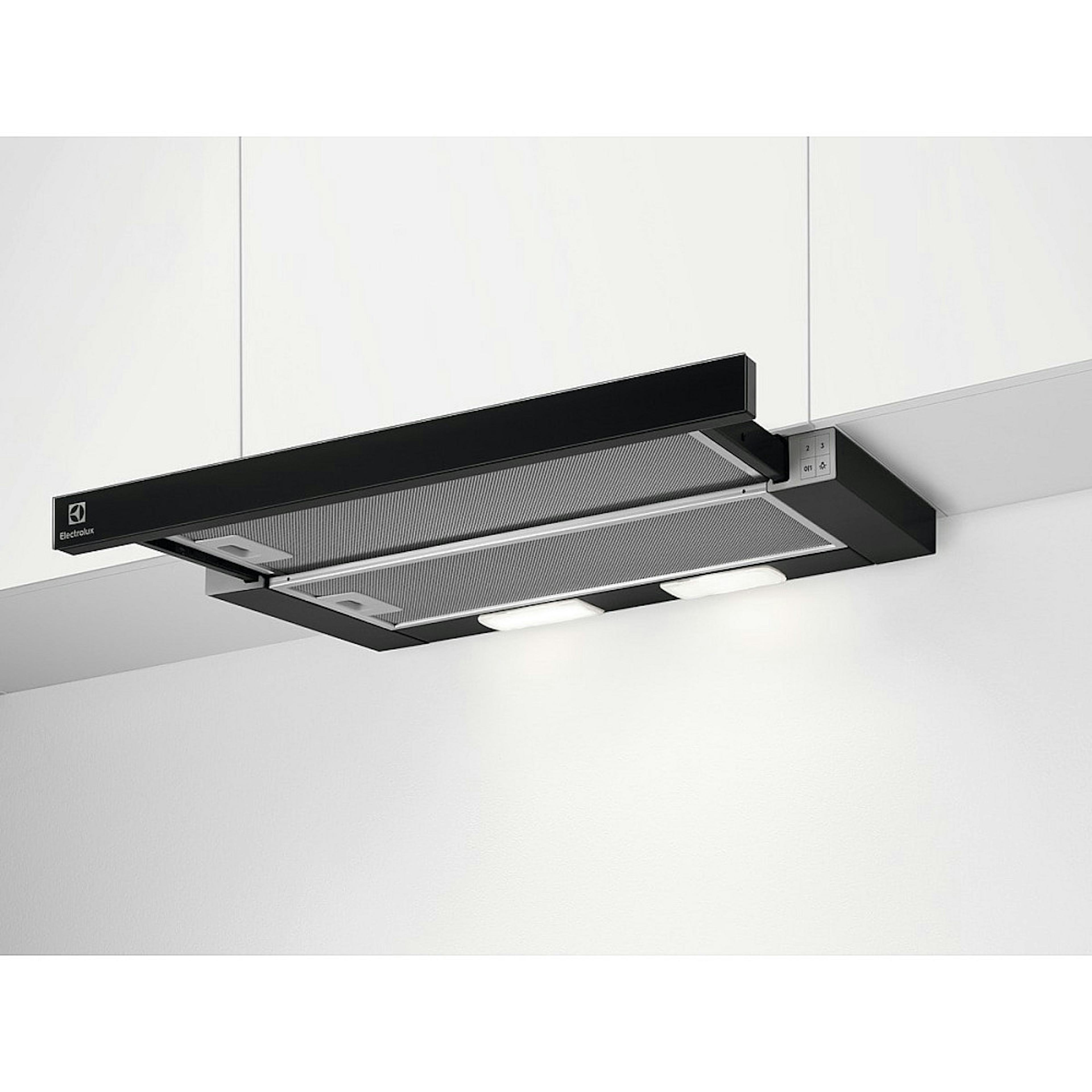 Frihängande Köksfläkt Electrolux LFP326FB Svart 60 cm med LED-belysning