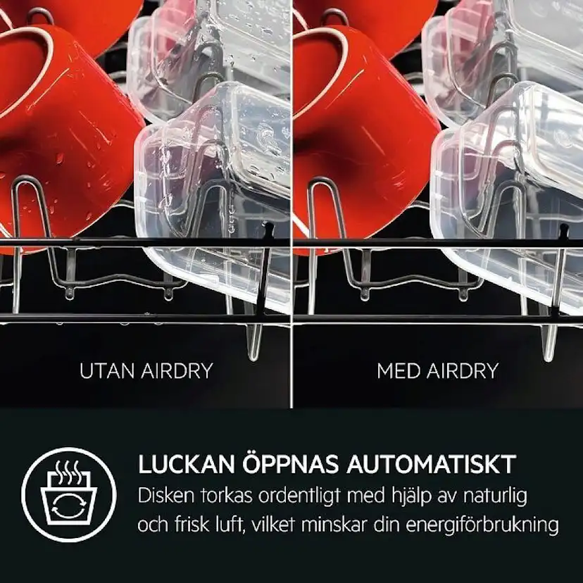 Integrerad Diskmaskin AEG FSE63657P Helintegrerad för IKEA Metod