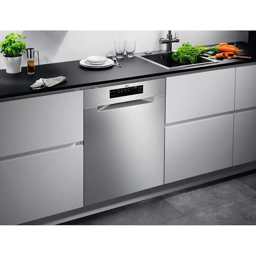 Integrerad Diskmaskin AEG FBB63647PM Helintegrerad Rostfri 60 cm