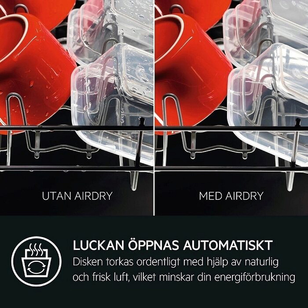 Integrerad Diskmaskin AEG FFB73507ZM 45 cm Rostfri