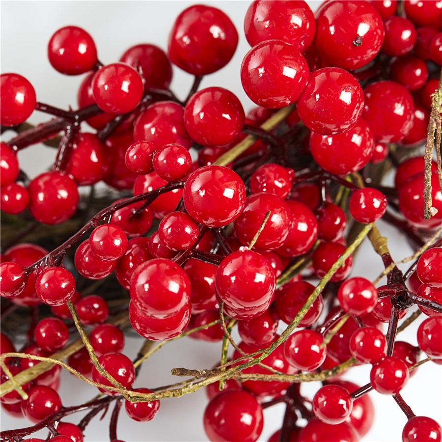 Krans Nordic Winter med Röda Bär