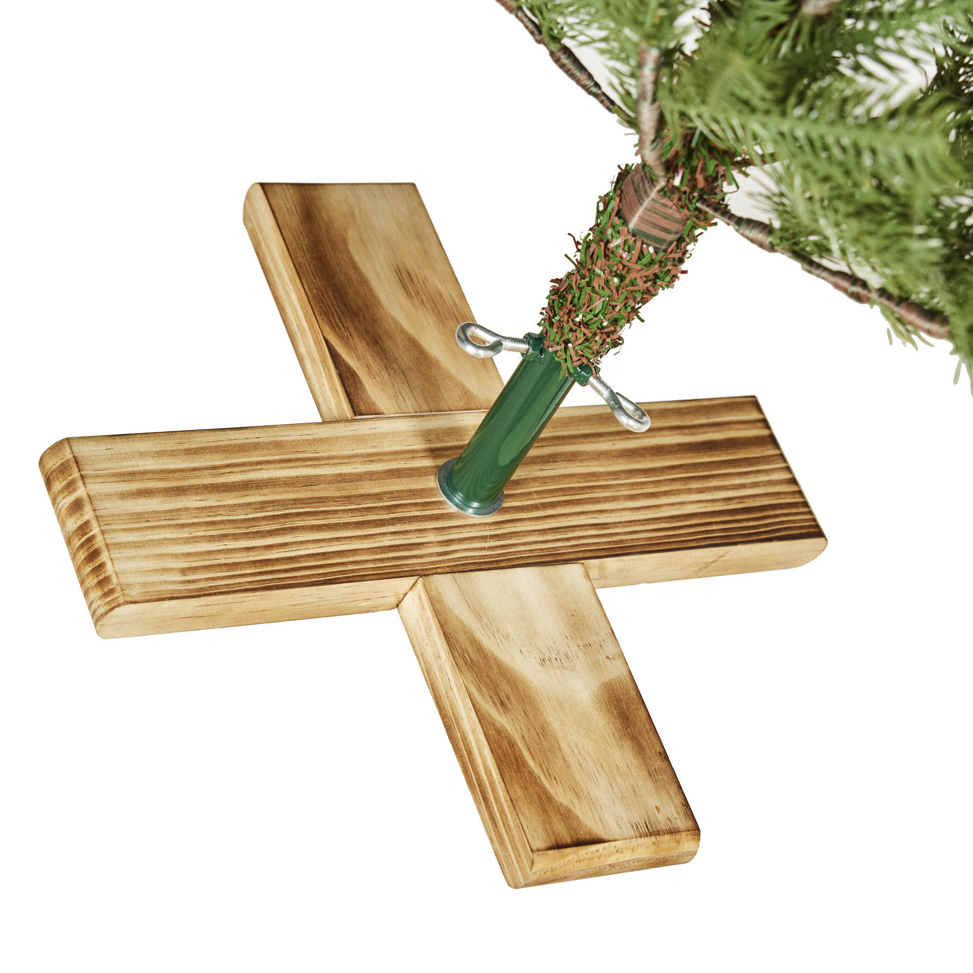 Plastgran Nordic Winter Julgran Danish Collection 100 x 65 cm med Träfot