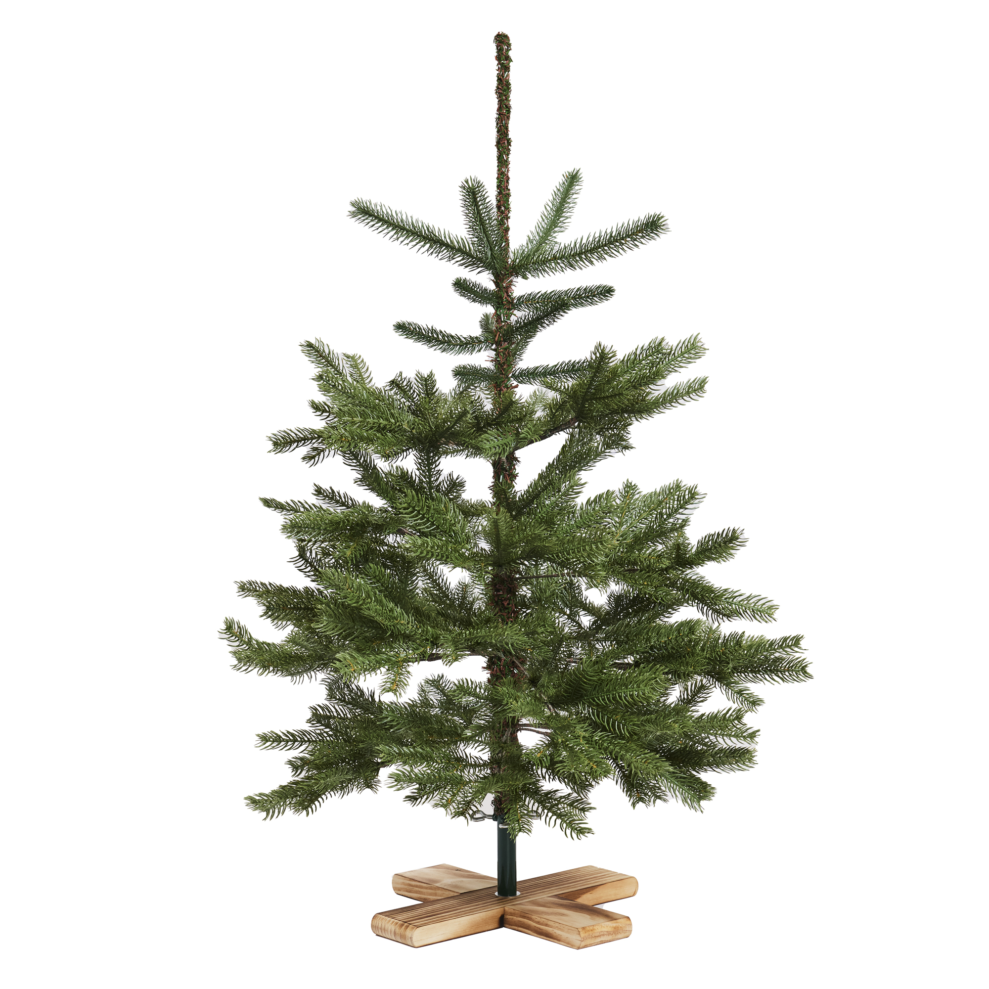 Plastgran Nordic Winter Julgran Danish Collection 100 x 65 cm med Träfot