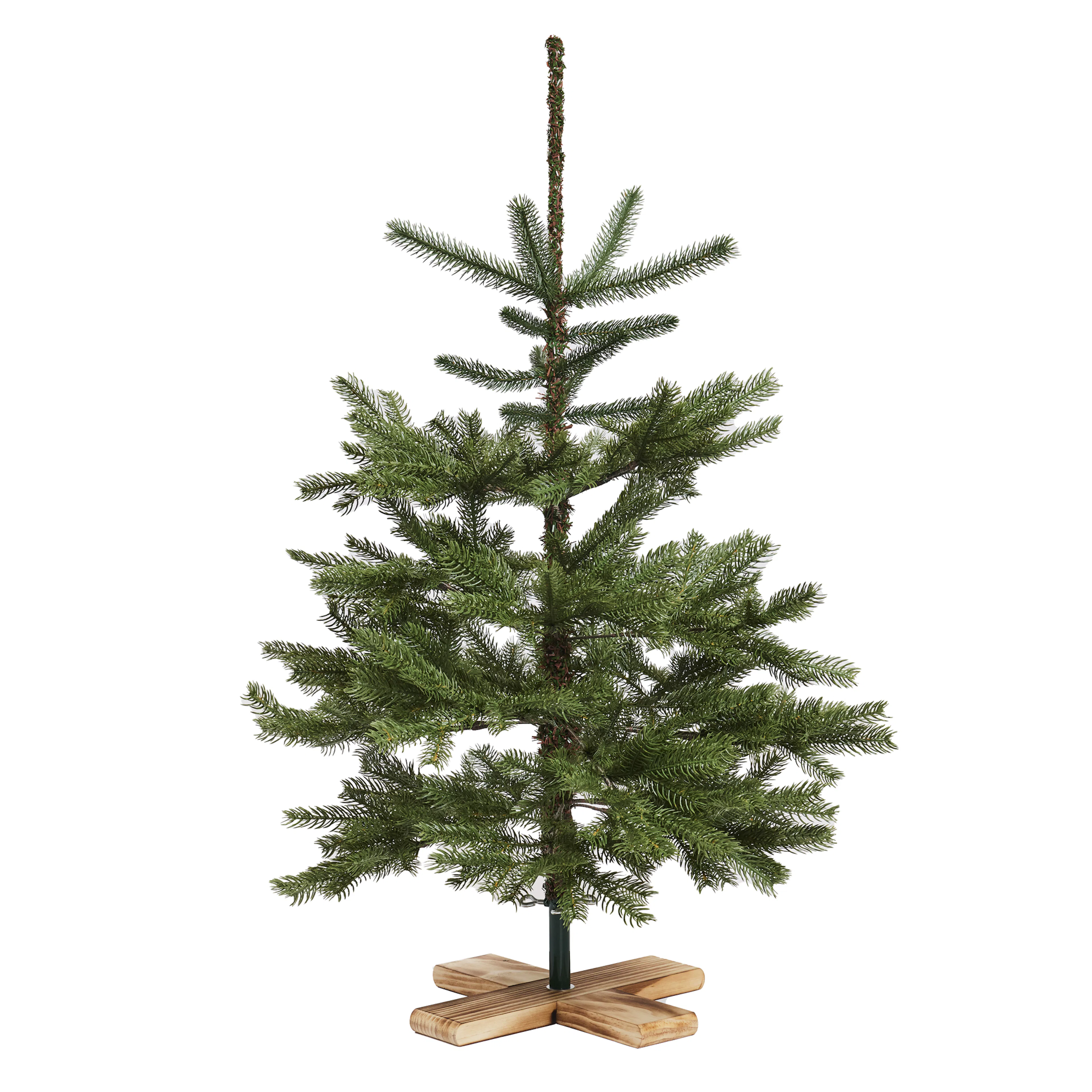 Plastgran Nordic Winter Julgran Danish Collection 100 x 65 cm med Träfot