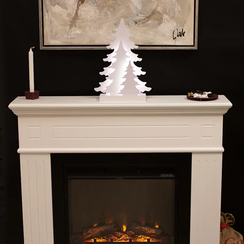 Juldekoration Nordic Winter 3D LED med Trädmotiv