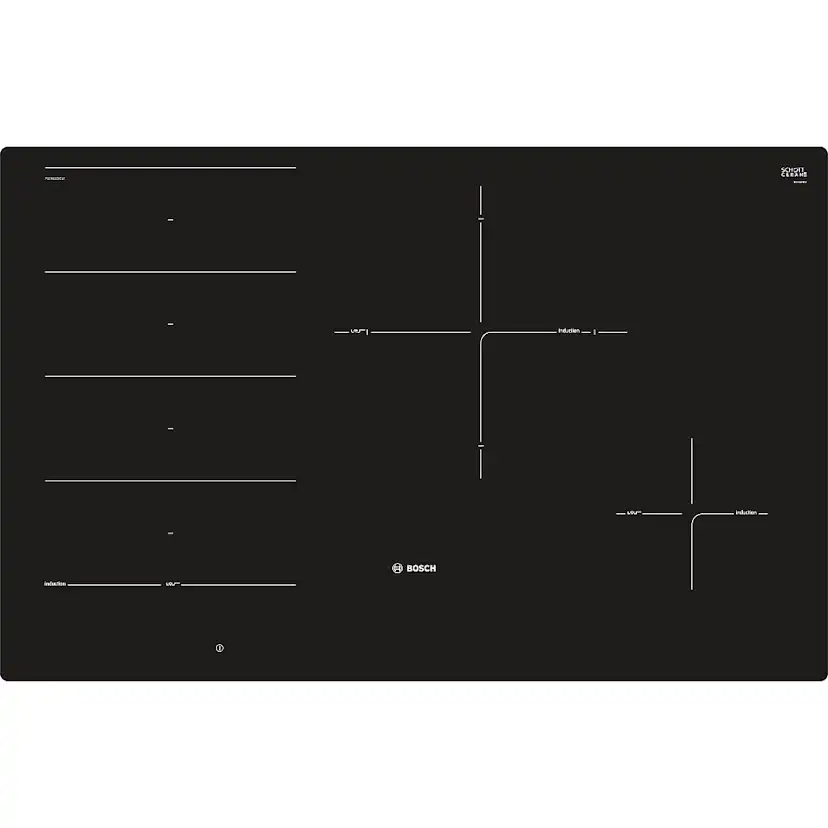Induktionshäll Bosch Serie 8 PXE801DC1E Svart 80cm flexzoner