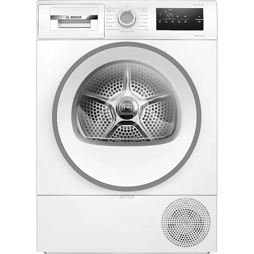 Värmepumpstumlare Bosch Serie 4 WTH85V0SSN Vit Energisnål