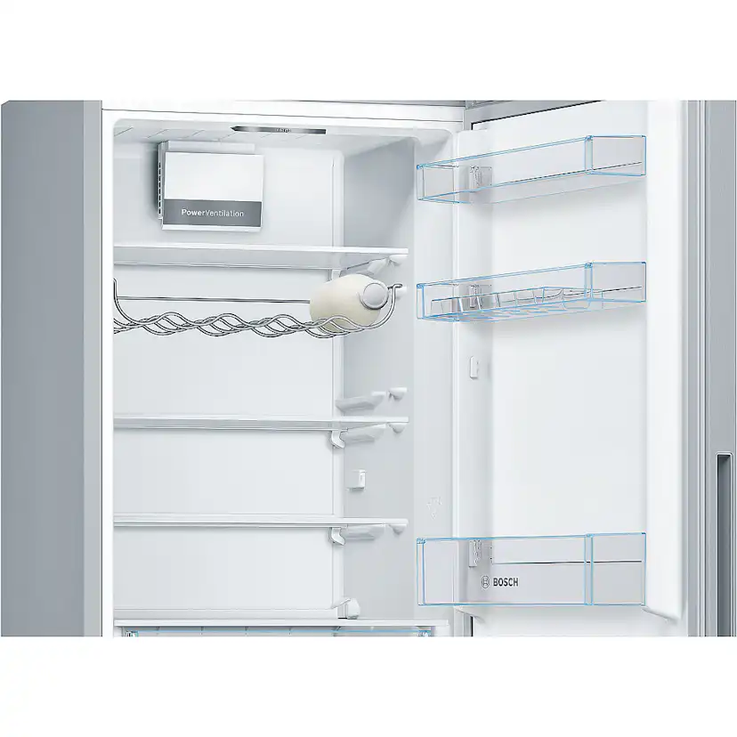 Fristående Kyl och FrysBosch Serie 4 KGV36VIEAS i Borstat Stål
