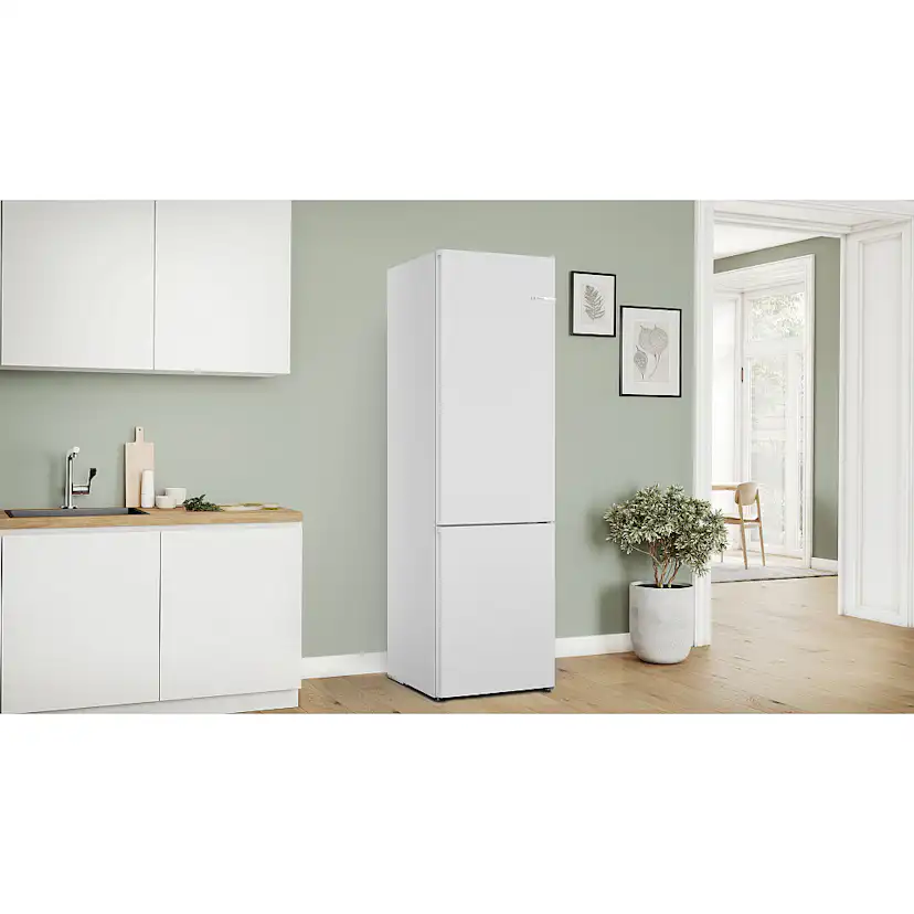 Fristående Kyl och Frys Bosch Serie 4 KGN392WDF Vit Med Smart Förvaring