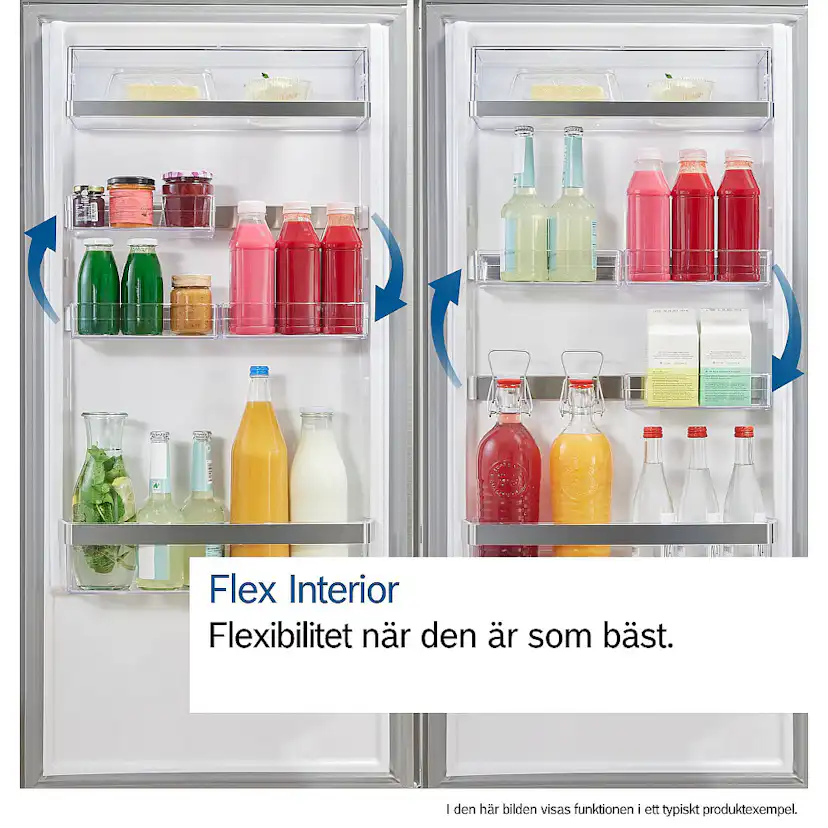 Fristående Kyl & Frys Bosch Serie 6 KGN39AIAU Rostfri med LED-Belysning