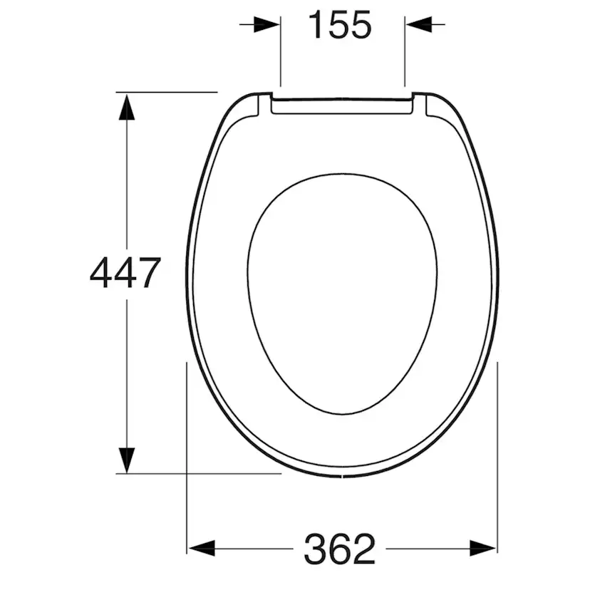 Toalettsits Gustavsberg Nordic Mjukstängande Hårdsits