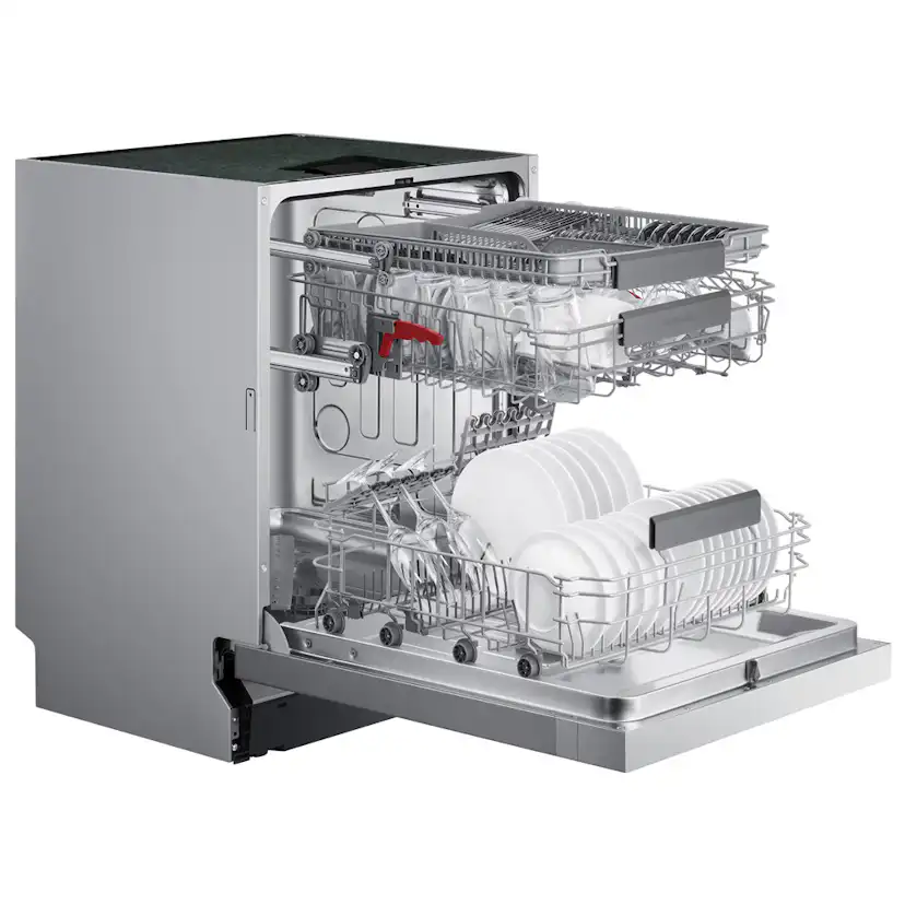 Fristående Diskmaskin Samsung DW60A6092US/EE Rostfri med Auto Open och Aqua Stop