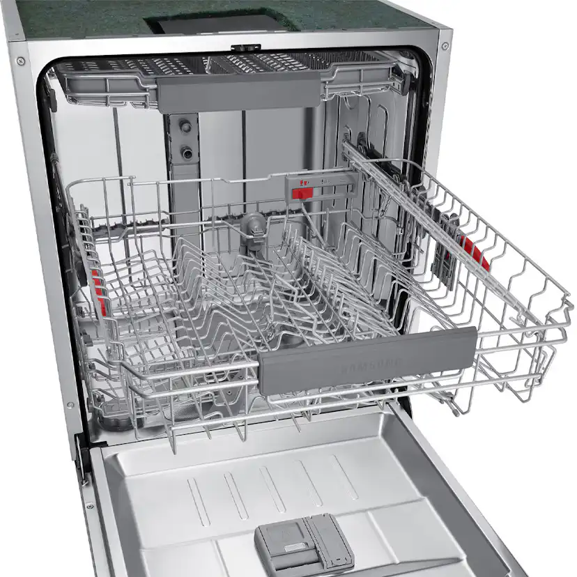 Fristående Diskmaskin Samsung DW60A6092US/EE Rostfri med Auto Open och Aqua Stop