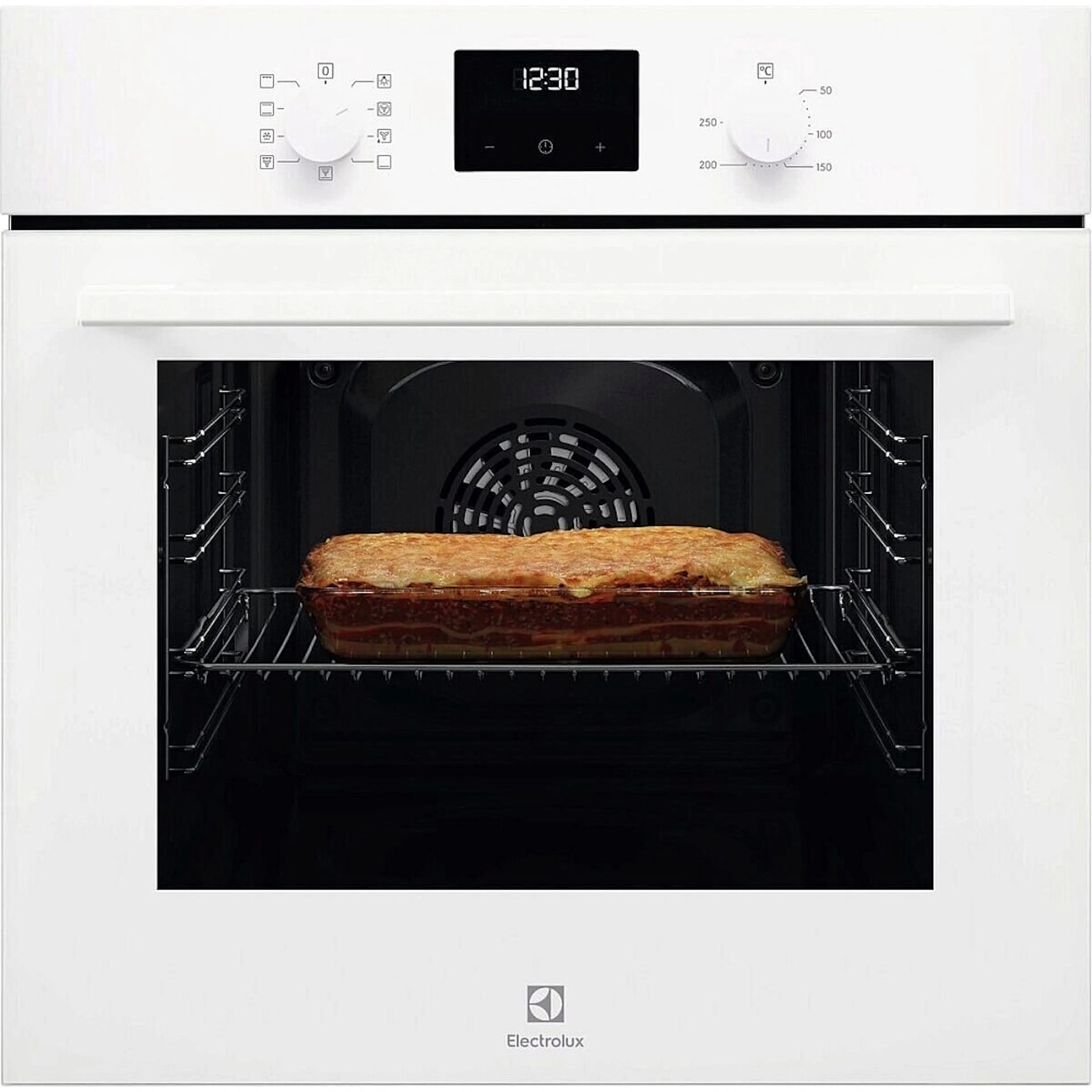 Inbyggnadsugn Electrolux COB410V Vit med Varmluftsfunktion och AquaClean