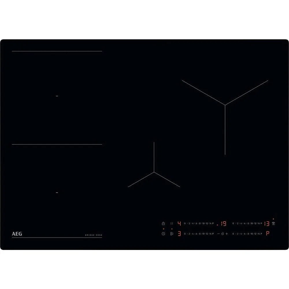 Induktionshäll AEG TO74IB00IB 6000 Bridge Med Automatisk Justering Av Fläkt