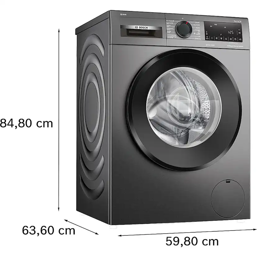 Frontmatad Tvättmaskin Bosch WGG244RFSN Serie 6 i-DOS Rostfri