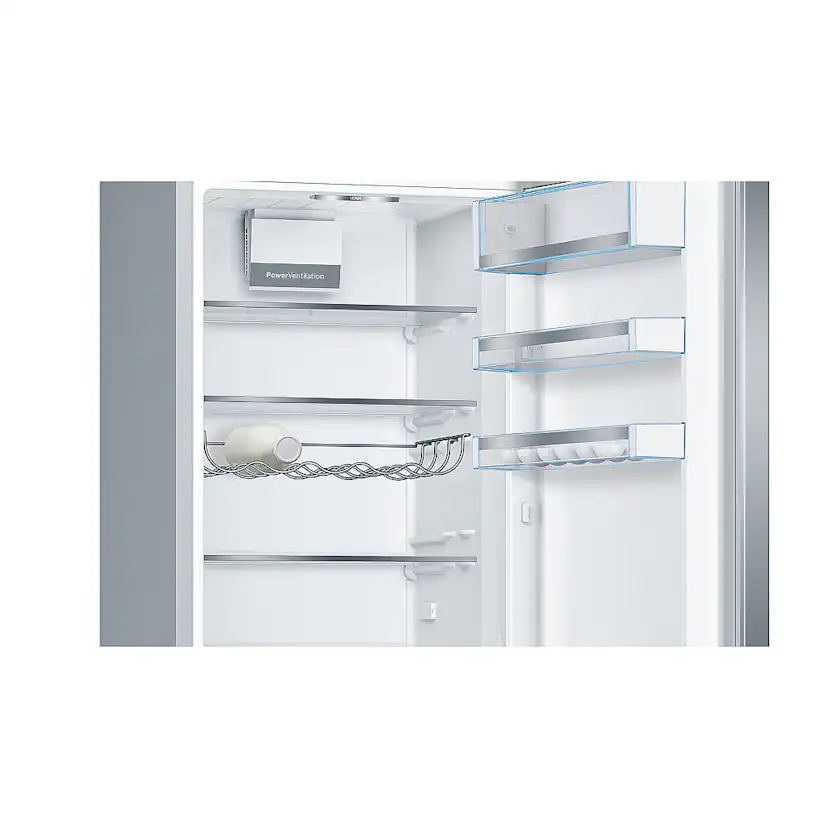 Fristående Kyl & Frys Bosch Serie 6 KGE398IBP Rostfri med Två Kylsystem För Optimal Nedkylning