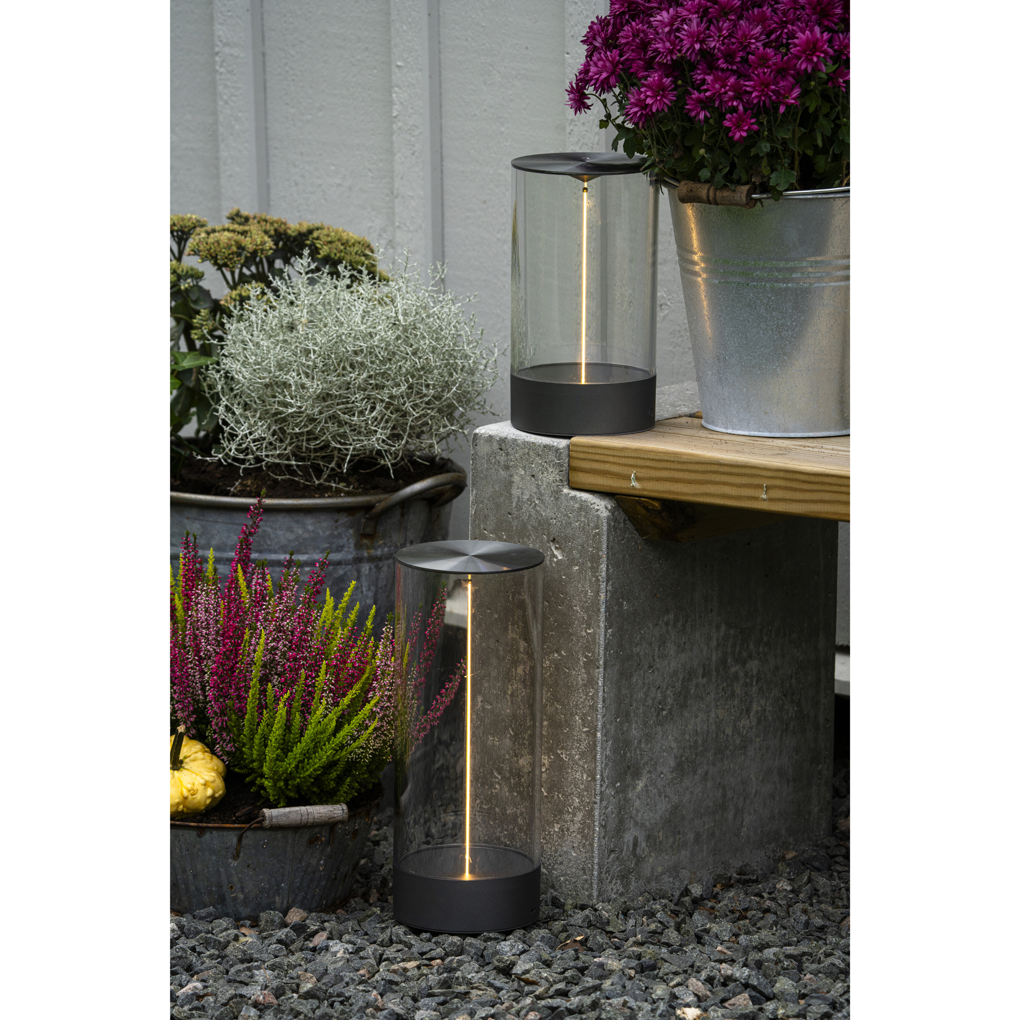 Bordslampa Gnosjö Konstsmide Edison M USB Portabel