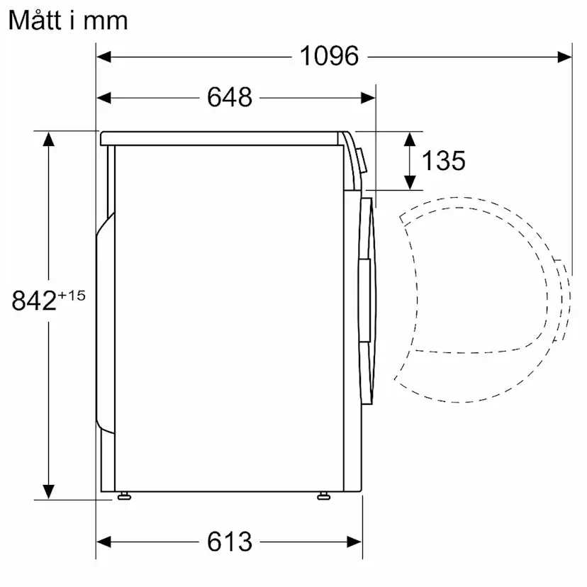 Värmepumpstumlare Bosch WQH245B9SN Serie 6 Vit