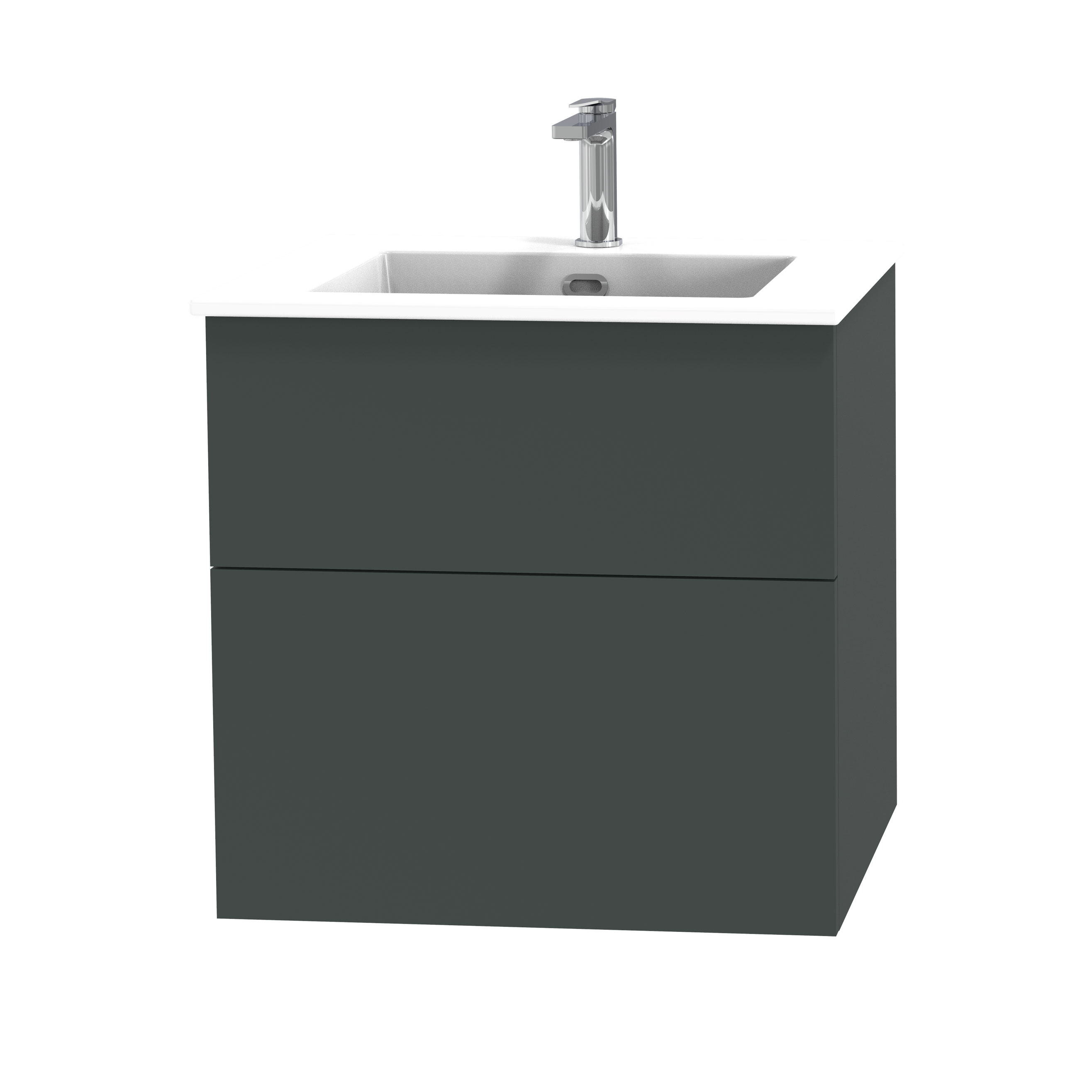 Tvättställsskåp Miller Badrum City 60 för Heltäckande Tvättställ