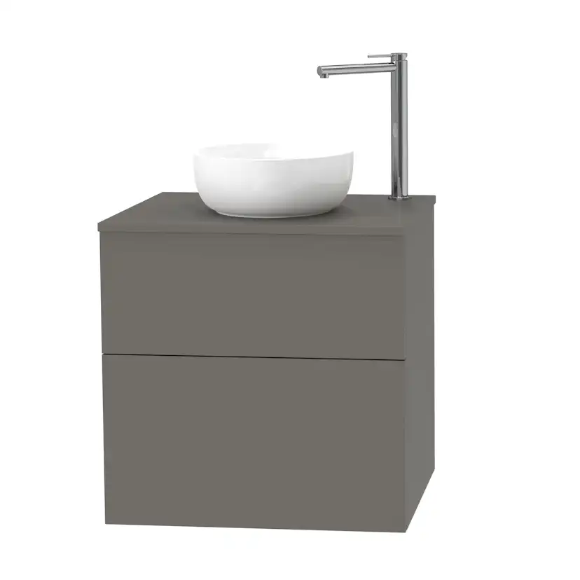 Tvättställsskåp Miller Badrum City 60 för Heltäckande Tvättställ