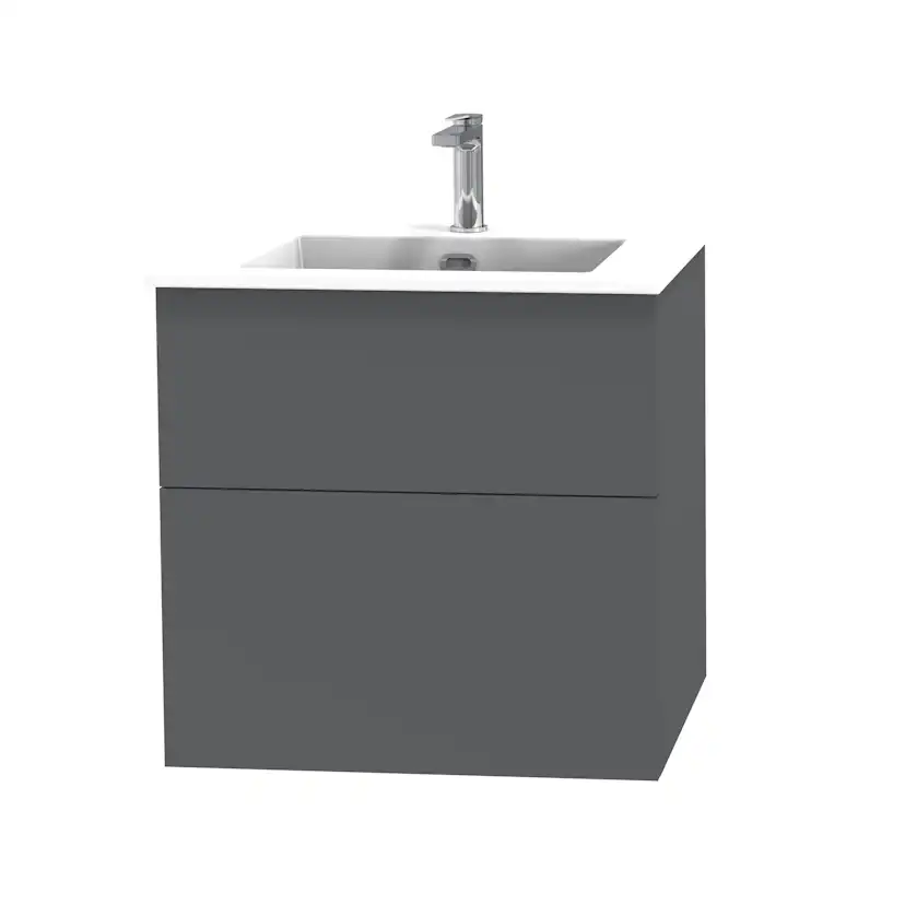 Tvättställsskåp Miller Badrum City 60 för Heltäckande Tvättställ