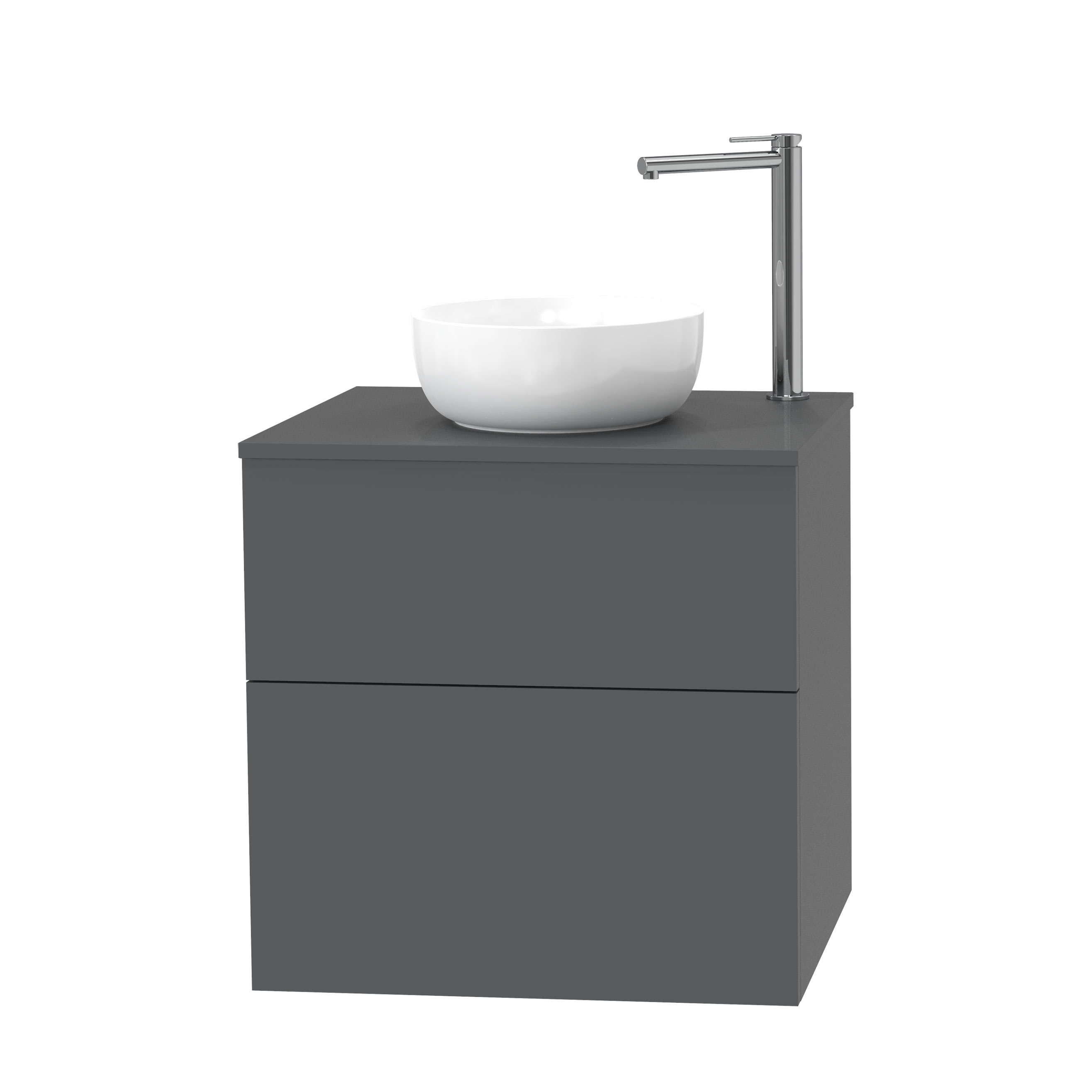 Tvättställsskåp Miller Badrum City 60 för Heltäckande Tvättställ