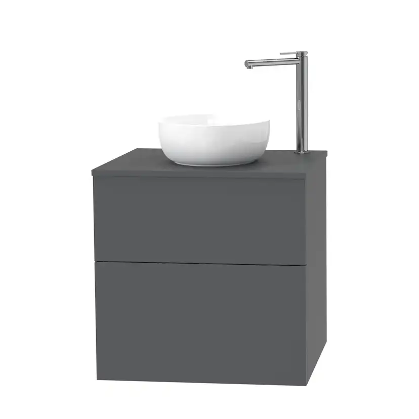 Tvättställsskåp Miller Badrum City 60 för Heltäckande Tvättställ