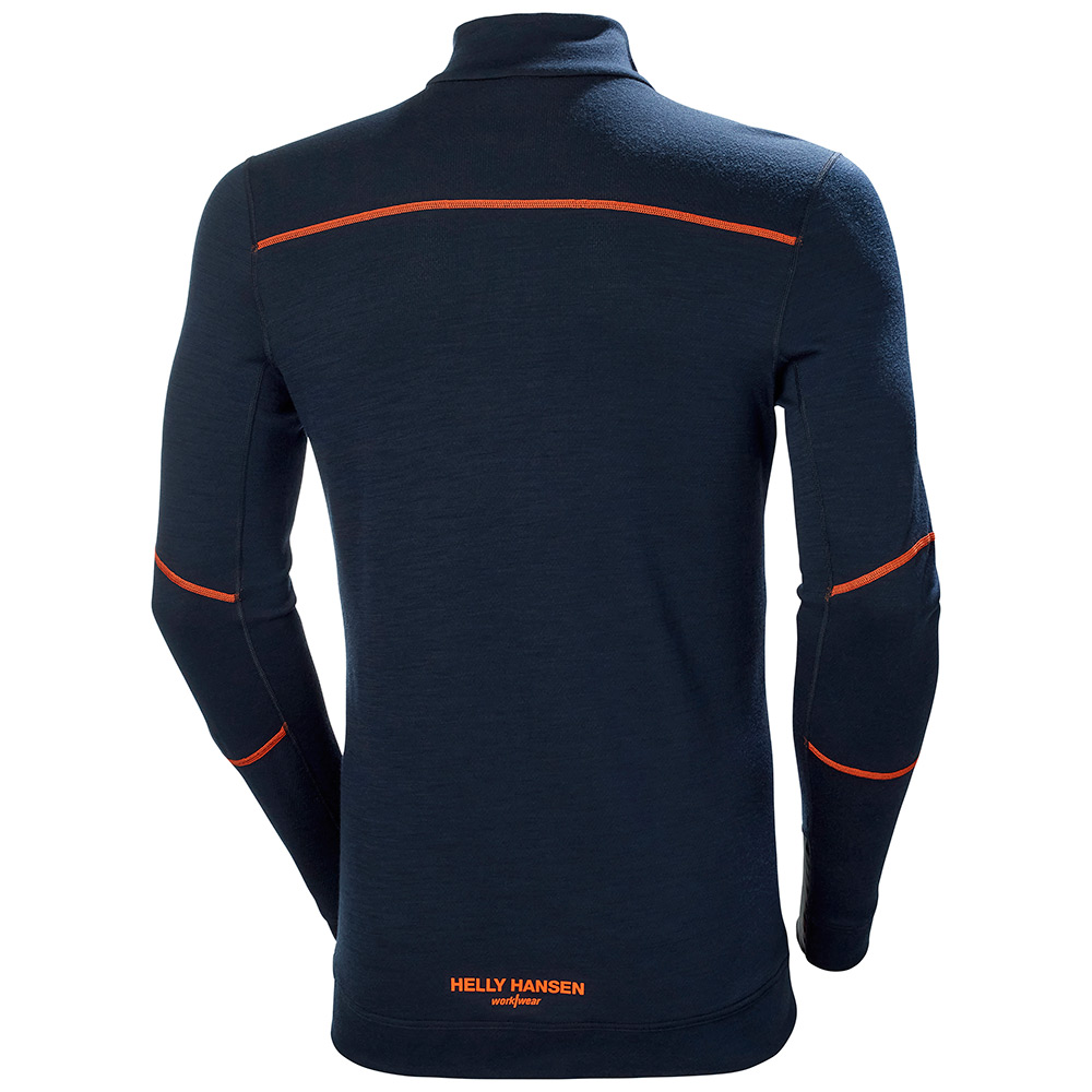 Undertröja Helly Hansen Workwear 75107-570 Kort Dragkedja Lifa Merino