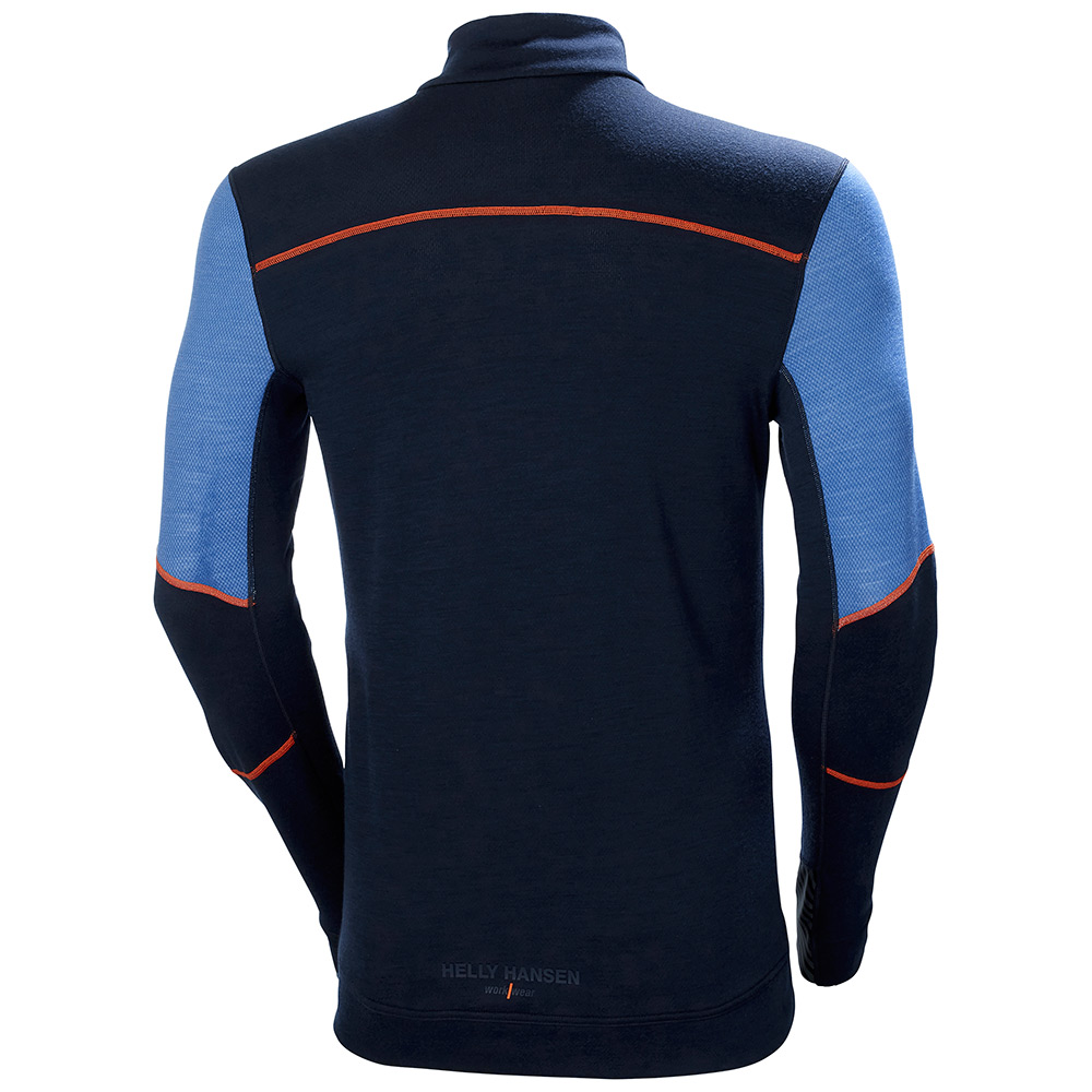 Undertröja Helly Hansen Workwear 75107-570 Kort Dragkedja Lifa Merino