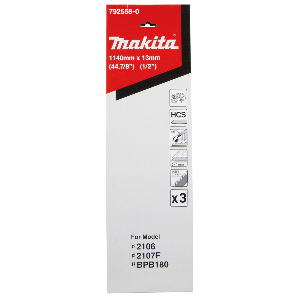 Bandsågsblad Makita 792558-0 Metall 4-5 mm 18 T